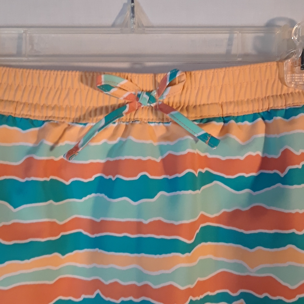 Columbia Omni Shade orange and teal girl's skort - Picture 2 of 13